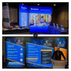 8ft Backlit Tension Fabric Display - Displays