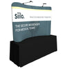 8ft Curved Tabletop Tension Fabric Display - Tabletop Tension Fabric Displays