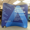 8ft Curved Tension Fabric Display - Displays