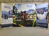 8ft Straight Pop Up Fabric Display - Displays