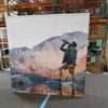 8ft Straight Pop Up Fabric Display - Displays