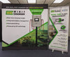 8ft Straight Pop Up Fabric Display - Displays