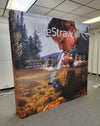 8ft Straight Pop Up Fabric Display - Displays