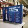 Our 8ft Tabletop Pop Up Fabric Display Kit is the perfect trade show on go that features a lightweight and easy