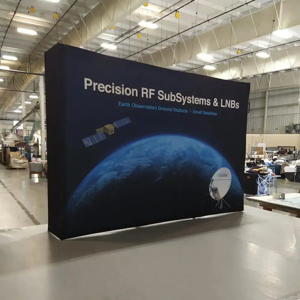 Our 8ft Tabletop Pop Up Fabric Display Kit is the perfect trade show on go that features a lightweight and easy