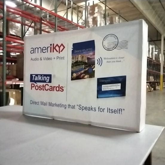 Our 8ft Tabletop Pop Up Fabric Display Kit is the perfect trade show on go that features a lightweight and easy