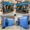 8ft Tabletop Pop Up Fabric Display - Displays