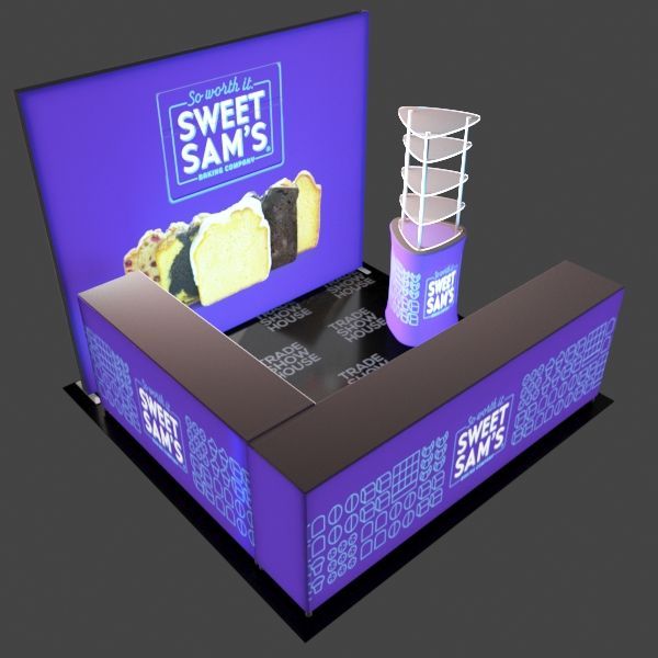 10ft Frameless SEG Lightbox Display