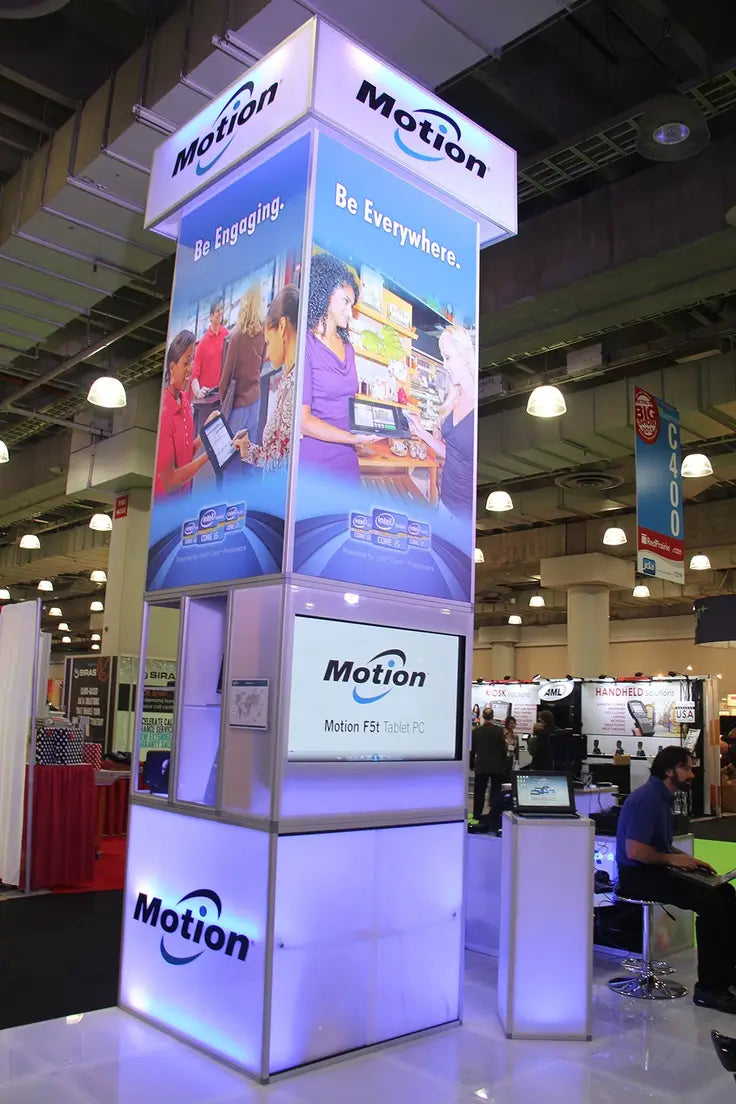 Unlocking Brand Impact: The Power of Backlit Tower Displays in Trade Shows