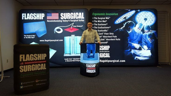 10ft Backlit Tension Fabric Display