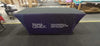 Purple Pana Genius backlit stretch table cover with branding