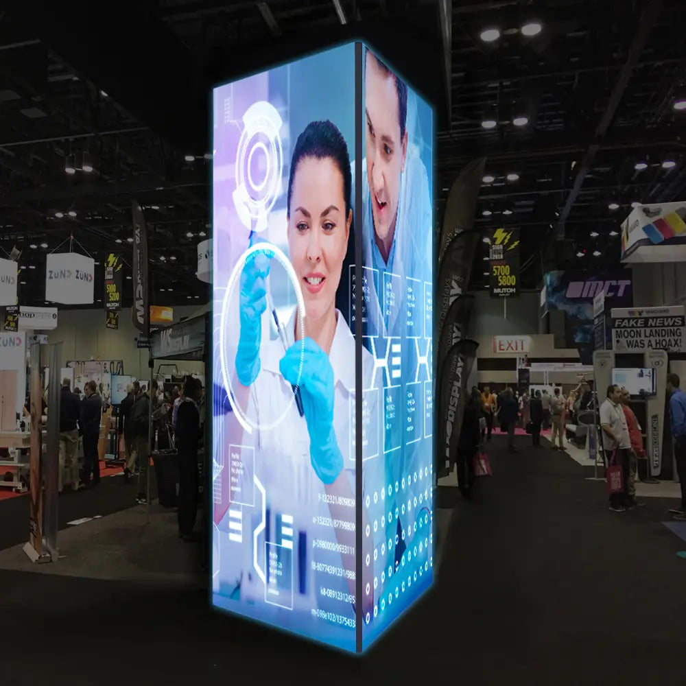 Unlocking Brand Impact: The Power of Backlit Tower Displays in Trade Shows