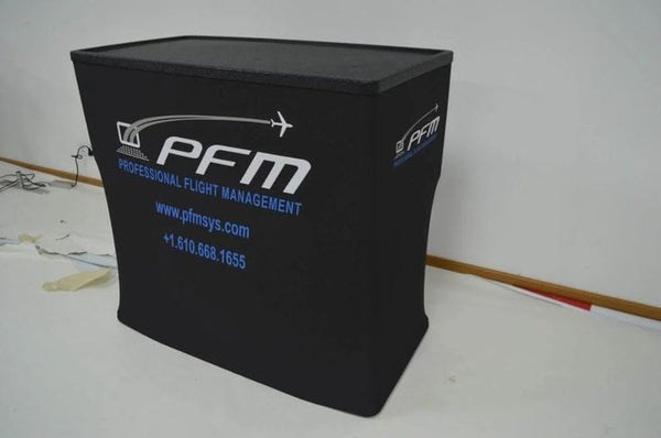 Our C700 Hard Shipping Case to Counter is a large, molded, heavy-duty with handle and wheels that converts the into