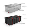 Our C700 Hard Shipping Case to Counter is a large, molded, heavy-duty shipping case with handle and wheels
