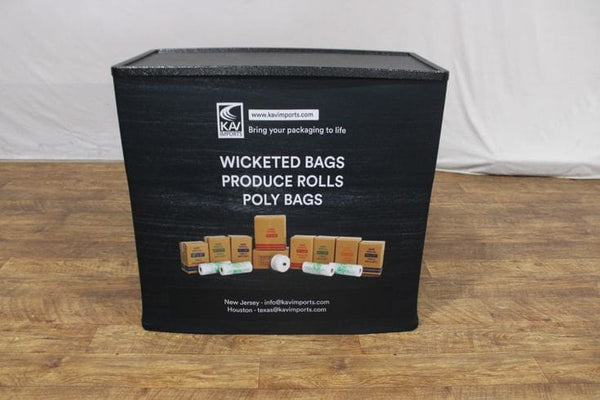 Our C700 Hard Shipping Case to Counter is a large, molded, heavy-duty with handle and wheels that converts the into
