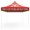 Canopy Top Graphic for 10ft Pop Up Canopy Tents