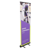 24 inch Classic Retractable Banner Stand - Soft Nylon Carry Bag / Black No LED Light Stands