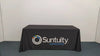 Our premium dye-sublimated, custom printed drape table covers are the perfect complementary tabletop display accessory
