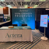Our premium dye-sublimated, custom printed drape table covers are the perfect complementary tabletop display accessory