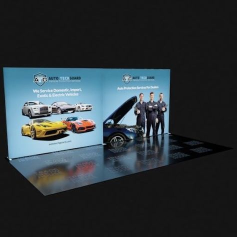 20ft Frameless SEG Lightbox Display