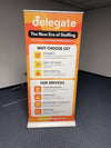 Deluxe 33 Inch Retractable Banner Stand - Stands