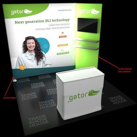 8ft Backlit Tension Fabric Display