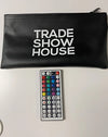 Halo RGB LED Counter Top with black leather pouch and LED remote