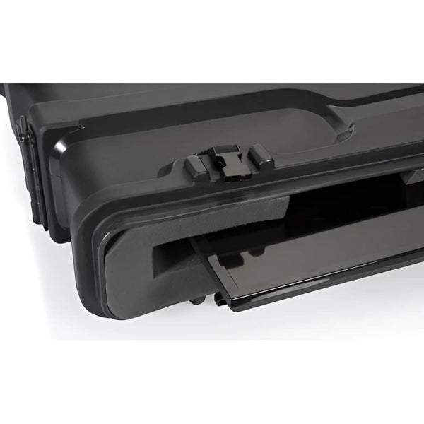 Black hard shipping case with latch for 19-55 inch LCD/LED TVs