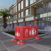 Large Crowd Control Safety Barrier Display - Crowd Barriers