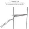 Merchandise Garment Angled Rivot Bar - Merchandiser Accessories