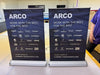 Our Mini Table Top Retractable Banner Stand offers a compact and stylish way to display your brand or message