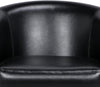 Set of 2 Faux Leather Club Chairs