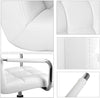 Modern Leather Desk Swivel Chair with Armrests and Wheels