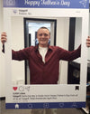 White Cardboard Instagram-Style Photo Frame for Fathers Day Mounted Poster