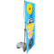 Outdoor Scrim Vinyl Banner Stand - Hardware & Graphics / 24’’W x 63’’H / Single Graphic Banner - ecoSmart Inline