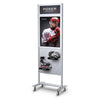 Portable Slatwall Stand with Wheels - Slatwalls