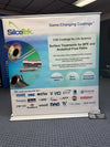 Our Premium 60 inch Table Top Retractable Banner Stand is the perfect solution for showcasing your brand or message