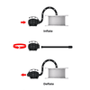 Rectangle Backlit Inflatable Counter - Backlit Inflatable Counters