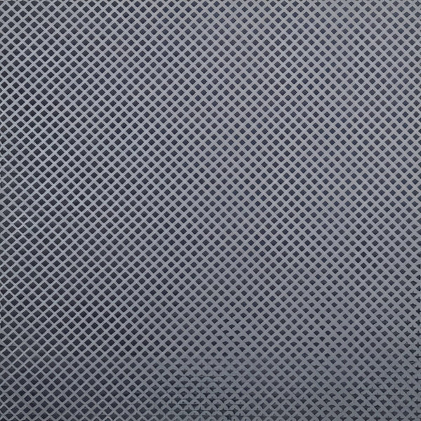 Gray diamond-patterned textured fabric for Soft Color Interlocking Trade Show Flooring