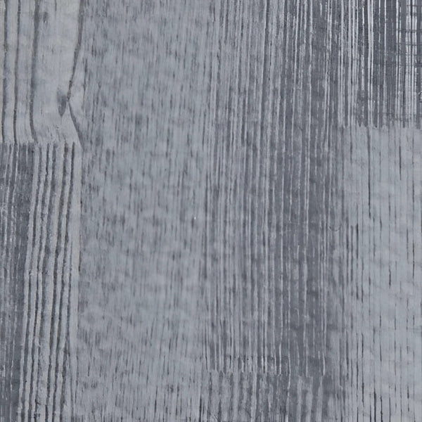Gray faux wood plank flooring with subtle textured finish