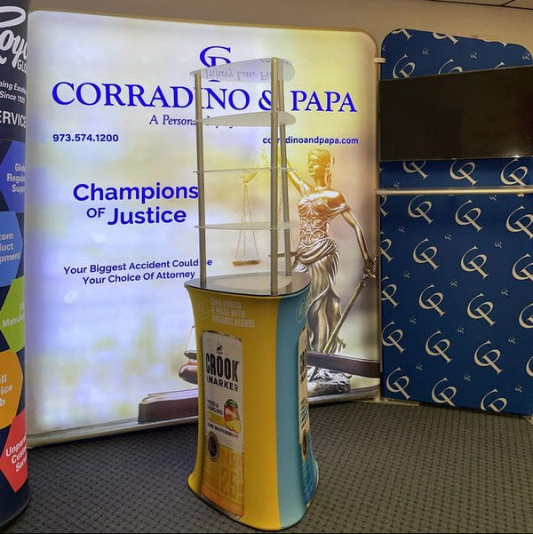 Triangle Shelving Display Stand