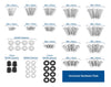 Universal TV and Monitor Mounting VESA Hardware Kit