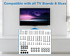 Universal TV and Monitor Mounting VESA Hardware Kit