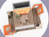 VK-5180 | Island Exhibit - ecoSmart Inline