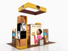 VK-5193 | Island Exhibit - ecoSmart Inline