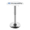 Round Hydraulic Bar Table - White / Add Custom Logo Top