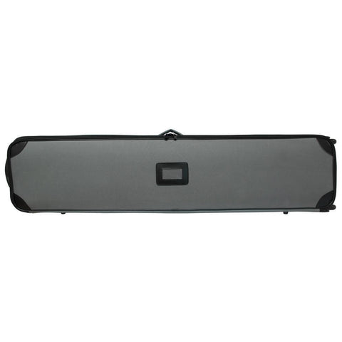 Large Silver Padded Travel Case with Wheels - Cases & Bags