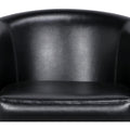 Set of 2 Faux Leather Club Chairs