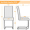 Modern Leather High Back Armless Conference Meeting Chairs