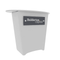N1L Locking Counter - White / Add Style 1 Graphic / No Case (Box Only) - Locking Cabinets